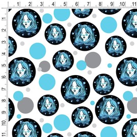 GRAPHICS & MORE Watercolor Sketch of a Modern Day Mermaid Gift Wrap Wrapping Paper Roll