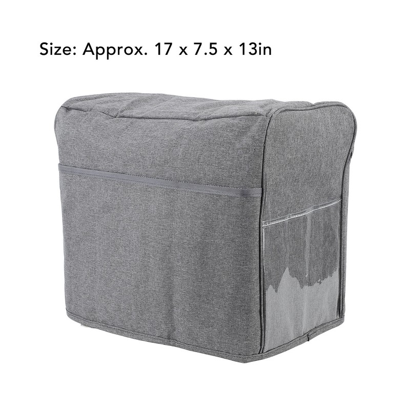 Sewing Machine Dust Cover 3 Layer Foldable Polyester Sewing Machine