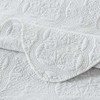 Boryard White California King Quilt Set - 100% Cotton Embossed