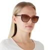 Coach HC8365U Universal Fit Sunglasses, Tortoise/Transparent Pink/Brown Pink Gradient, 55