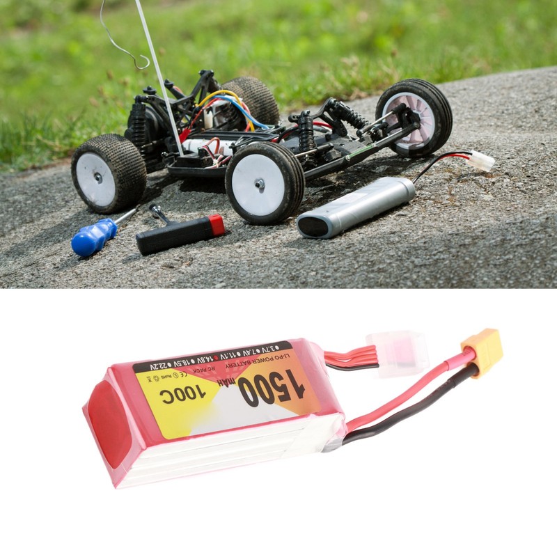 1500mAh 100C 4S LiPo Battery Pack Stable Current Portable Long