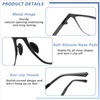 Myfeasy Metal Progressive Bifocal Reading Glasses for Men Progressive Readers