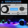 MICTUNING 2 Pack 10FT 3 Pin Rock Light Extension Wire