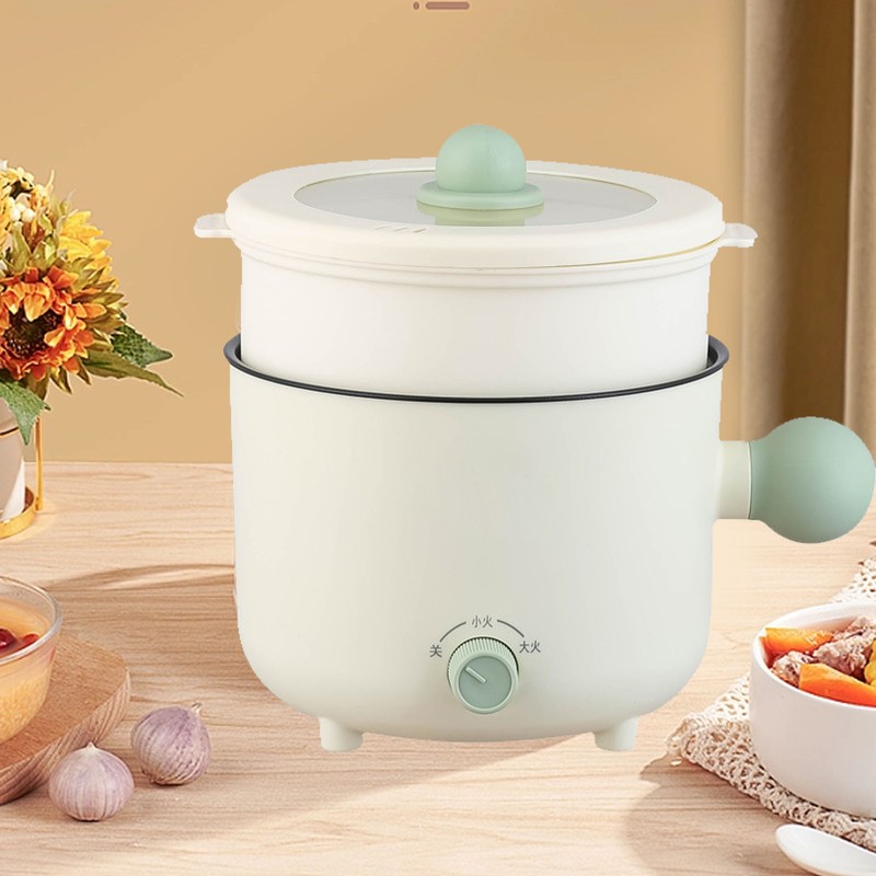 Small Electric Cooker Mini Noodle Heating Pot Multifunctional for Student