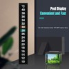 3Pcs Aquarium Thermometer Strip Fish Tank Thermometer Sticker Glass Container