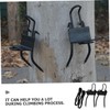 Kisangel 1 Set Tree Climbing Pole Climbing Spike Climbing Spikes
