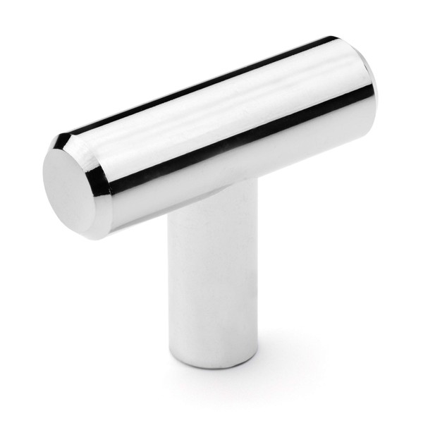 Dynasty Hardware P-1006-26 European Style T Cabinet Hardware Knob, Polished