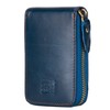 BRASS TACKS Leathercraft Credit Card Holder Genuine Leather Vintage RFID