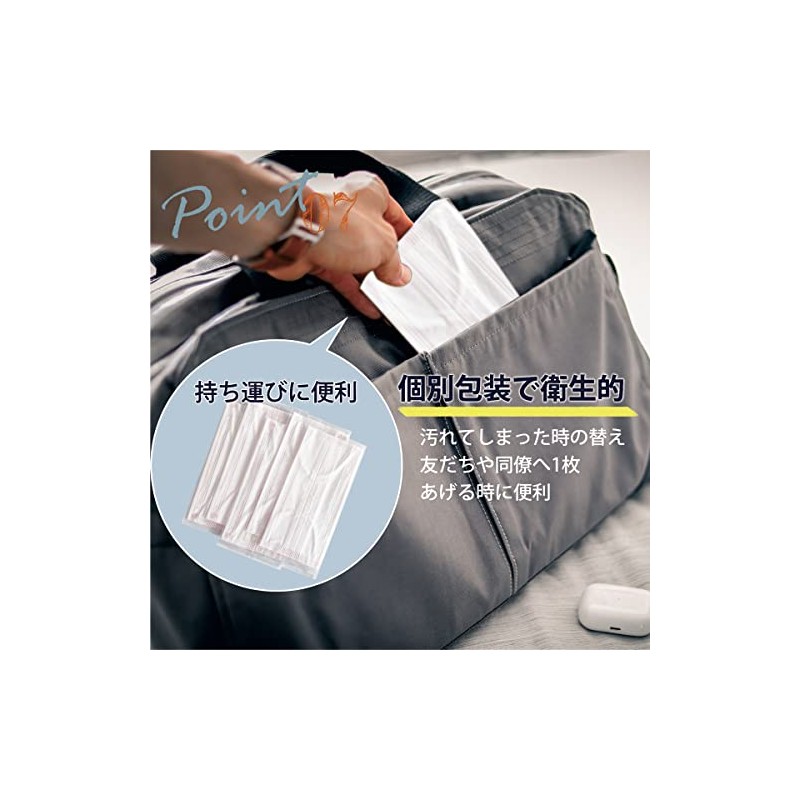 IBUBU Large Size Men's Mask, 102 Pieces (2 Boxes), Non-Woven