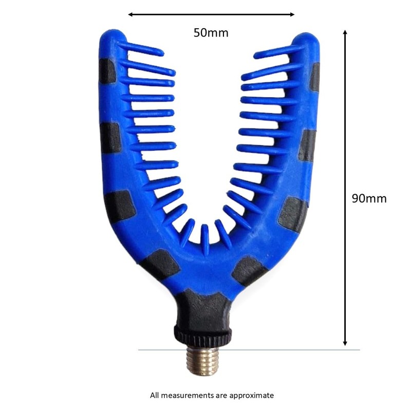 TJR 2 Fishing Rod rest Gripper Heads Rear Butt rest
