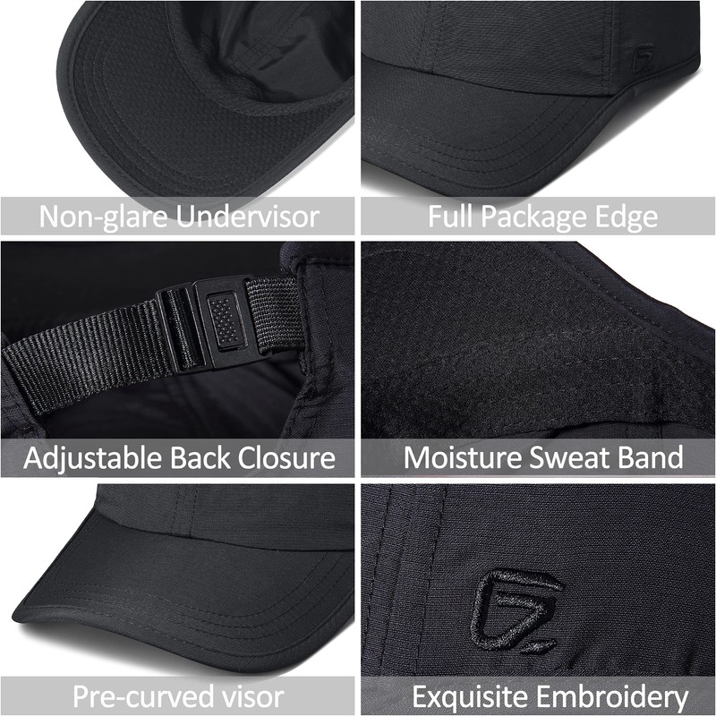 GADIEMKENSD Unstructured Hats UPF 50+ Breathable Lightweight Outdoor Caps for