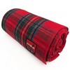 MOLLYWHOPPER Plaid Red Royal Stewart Pattern Classic 80% Wool Blanket
