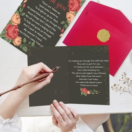 Mcduldul Thank You Cards with Envelopes for Men Women Friends Teacher Boss, Thank You Gifts for Graduation, Holiday, Christmas Day Gifts