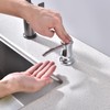 Chrome Soap Dispenser for Kitchen Sink, Built in Sink Soap