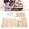 1: 130 Wooden Model Sailboat Kit for Adults Improve Hands