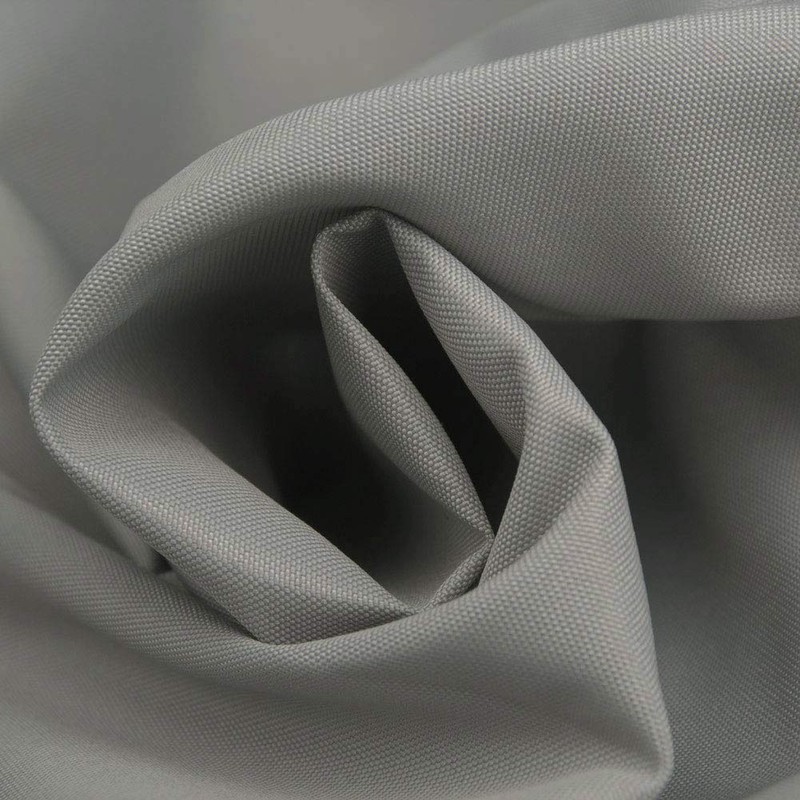 Homehold 200x240cm Gray Shower Curtain With Hooks, Extra Long Polyester