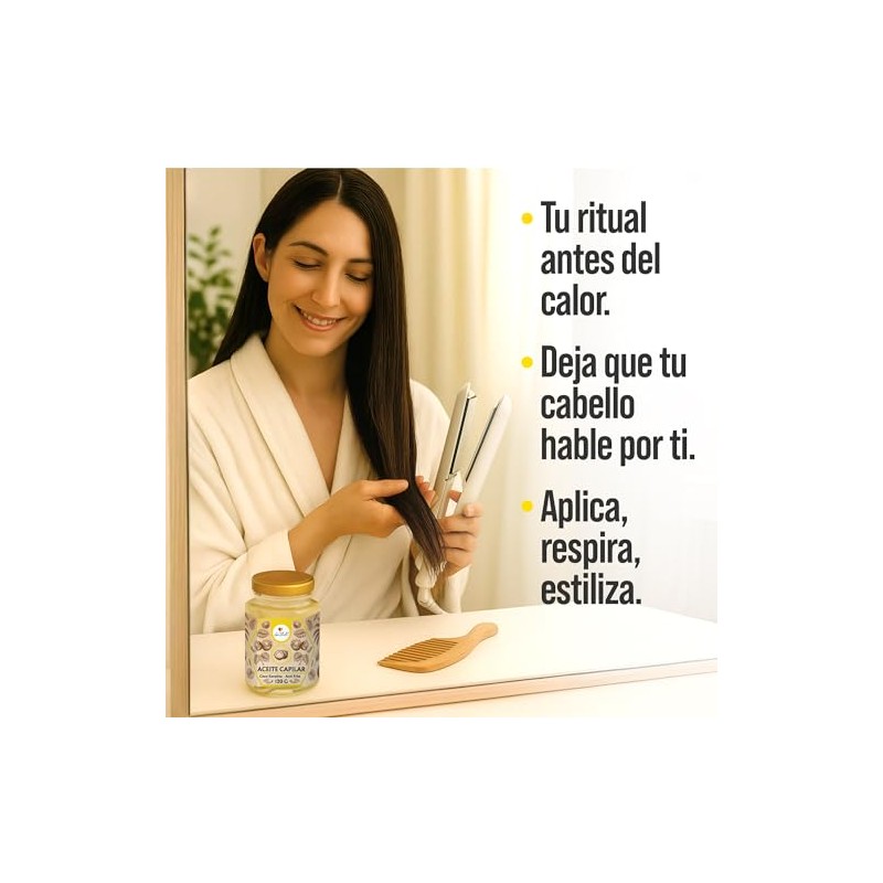 Ga Tlali – Aceite Capilar de Coco y Keratina 120g