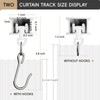 Ceiling Curtain Track, Curtain Track for Curtains, Drapes, and Room
