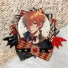 G trigger Can Badge Rosette with Feather Rosette Devil 2.2