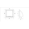 Grey Air Vent Grille Gravity Flap External Ventilation Cover Ducting