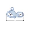 Secure Fix Direct 70 mm Swivel Snap Shackle Grade 316