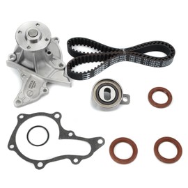 MPLUS Timing Belt Kit & Water Pump & Oil Pump Fits 1993-1997 for Geo Prizm 1.8L 1762CC 107Cu. In. l4 GAS DOHC, 1996 1997 for Toyota Celica 1.8L, 1995-1997 for Toyota Corolla 1.8L