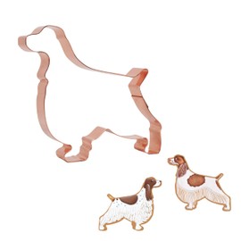The Fussy Pup English Springer Spaniel Cookie Cutter – Handcrafted in USA - 4.25 Inch Copper Dog Lover Gift