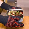 Oven Gloves, Heat Resistant Hanging Hooks, BBQ Gloves, Kitchen Wrist