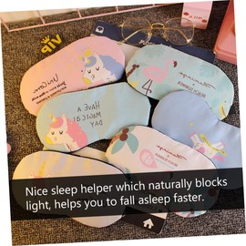 Gatuida Kids Eye Mask 6 Pcs Cartoon Can Be Ice Eyeshade At Night Earphone Child Kids Eye Patch