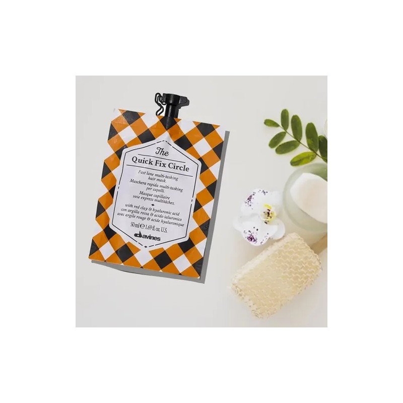 Masque The Quick Fix Circle 50 Ml Davines Ácido Hialurónico