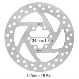 Disc Brake Spacer Stainless Steels Electric Scooter Accessory for Electric Scooter 5.5in OD 1.3in ID,Electric Vehicles and Scooters
