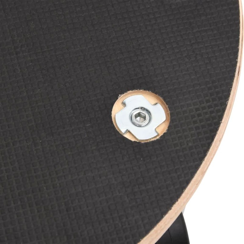 vidaXL Transport Trolleys 2 pcs, Round 15"x4.5", 551.2 lbs, Heavy-Duty