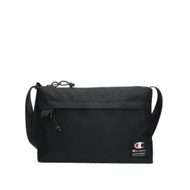 Champion Unisex Lifestyle Accessories Script Shop-(806027) Shoulder 2L Bag, Black (Nbk), Black (Nbk)