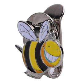 Golf Cap Clip Metal Magnetic Golf Cap Hat Visor Clip Ball Marker Accessories Multiple Patterns (Small Bee)