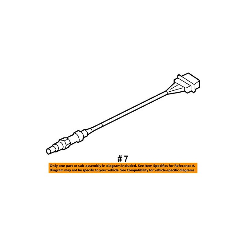 Volkswagen OEM Oxygen Sensor fits Jetta Beetle,Passat with 1.8 Engine