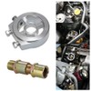 Universal Car Oil Filter Cooler Sandwich Plate Adapter for Oil