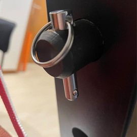 5Pcs Quick Release Pins,Carbon Steel Pull Pins,Safety Pin,Locking Pins,Marine Hardware for Boat 8*45mm