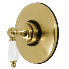 Kingston Brass KB3007PL Vintage Volume Control with Lever Handle, Brushed Brass