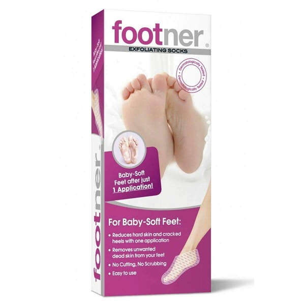 Footner Exfoliating Socks 1 Pair Pack of 6