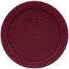 Pyrex 7201-PC Sangria Dark Red Burgundy Plastic Food Storage Replacement