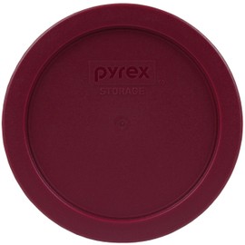 Pyrex 7201-PC Sangria Dark Red Burgundy Plastic Food Storage Replacement Lid Made in the USA