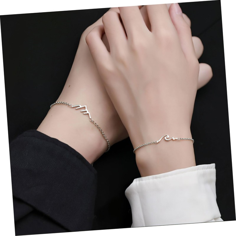 SAFIGLE 5sets Matching Couples Bracelet Couples Bracelet Set Stylish Comfortable