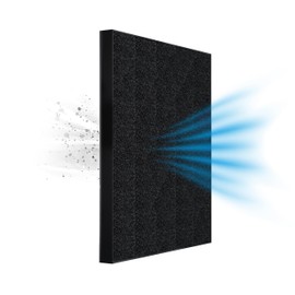 Daikin Carbon Replacement Filter BAD105A4N for Home Air Purifier MCKB70YSAU, Removes Odor Molecules, Gases, Smoke, Irritants and Other Particulates, Cut to Fit for Easy Installation