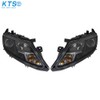SEBLAFF Fit For 2010-2012 Ford Fusion Black Halogen Headlights Headlamps