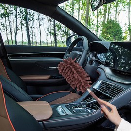 Washable Dusters for Cleaning | Dashboard Detailing Brush - Car Duster, Multipurpose Dusting Brush, Home Dusting Tool for Car, Window, Furniture