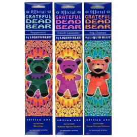 Bean Bear Incense Sticks, Set of 3 Pieces Set A/Gonesh BEAN BEAR INCENSE STICK (FRENCH LAVENDER/PEPPERMINT/NAG CHAMPA)