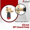findmall Pressure Washer Regulator 1/2 Female Inlet, 3/8 Male Outlet,