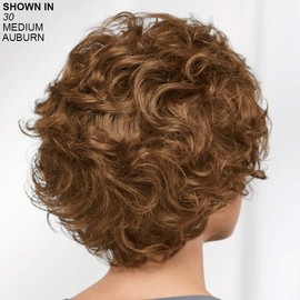 Nora Whisperlite Wig by Paula Young - Short, Volume-Rich Layers Of Soft, Feathery Waves / 20+ Multi-tonal Shades of Blonde, Grey, Brown, and Red