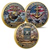 250th Anniversary US Military Commemorative Coin – Army, Navy, Marine