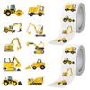 MANSVS 1000 PCS Construction Stickers, Excavator Stickers Roll, Funny Truck